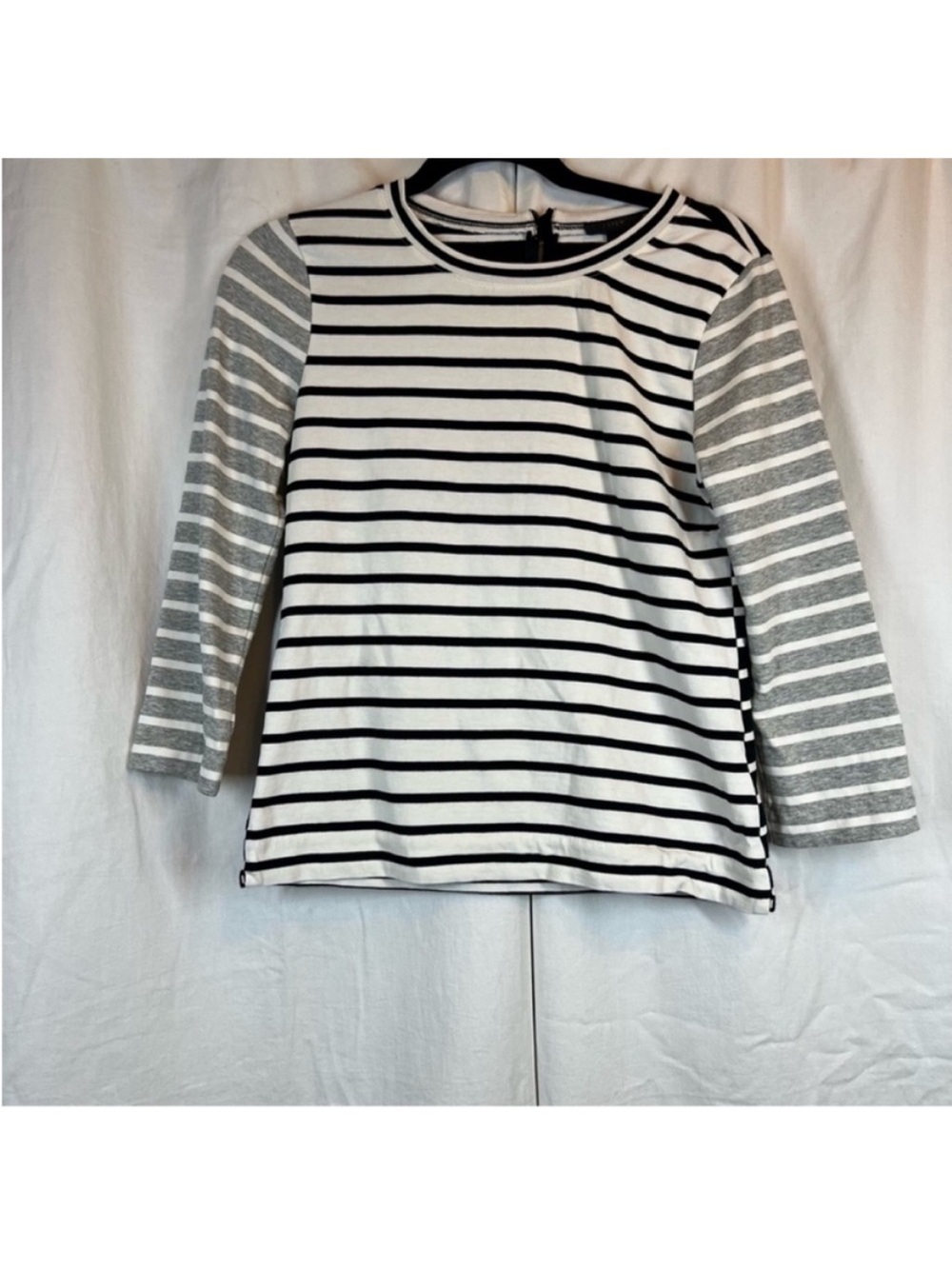 J.Crew striped multicolor long sleeve knit top casual minimal chic
